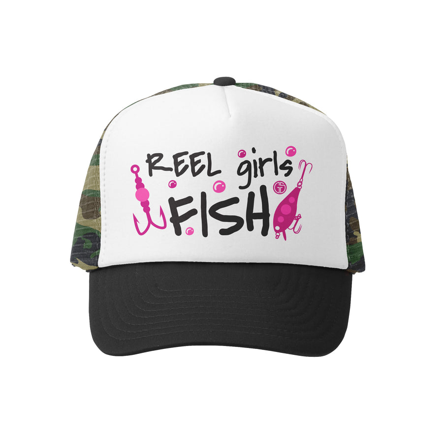Reel Girls Fish Kids Trucker Hat